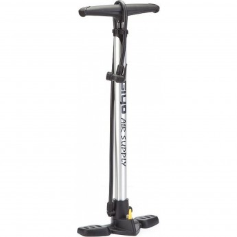 Насос GF-32 Giyo ручной напольный, серебристо-чёрный