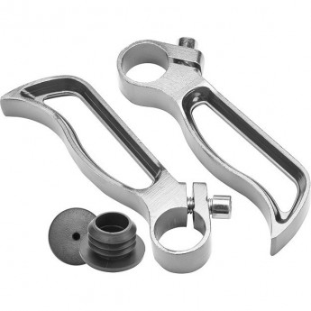 Рога на руль BLF-C4 алюминиевые серебристые