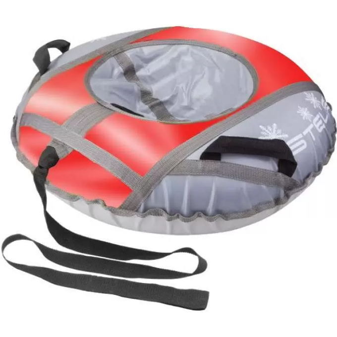 Санки надувные 110 см STELS Тюбинг Серый/Красный 2008281010129