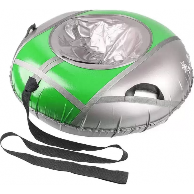 Санки надувные 110 см STELS Тюбинг Серый/Салатовый 2008281010136