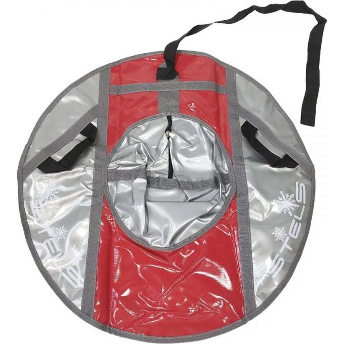 Санки надувные (тюбинг) STELS 80 см тент без камеры СН040, красный/серый-красный 2007000073087