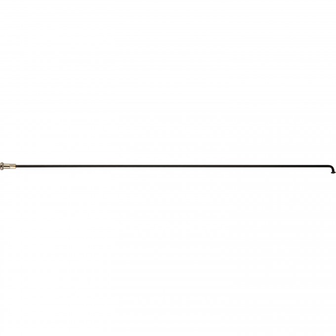 Спица с латунным ниппелем 234 мм, стальная черная 490094