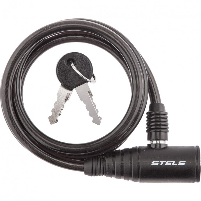 Трос-замок STELS 87107, 8x1200 мм, черный 540080
