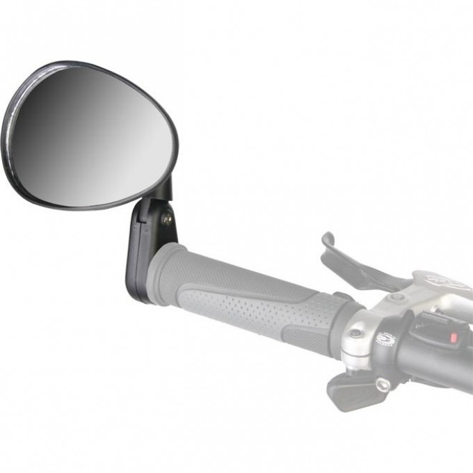 Зеркало заднего вида DX-222SB, черное 220004